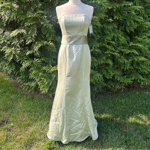 Bari Jay Strapless J.Mint Evening Gown Dress Size 10 Style #341 Maxi W/straps